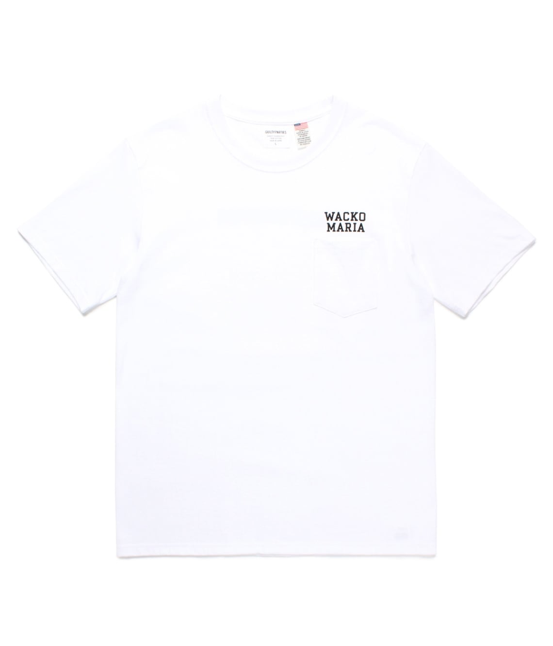 US FABRIC POCKET T-SHIRT【WHITE】