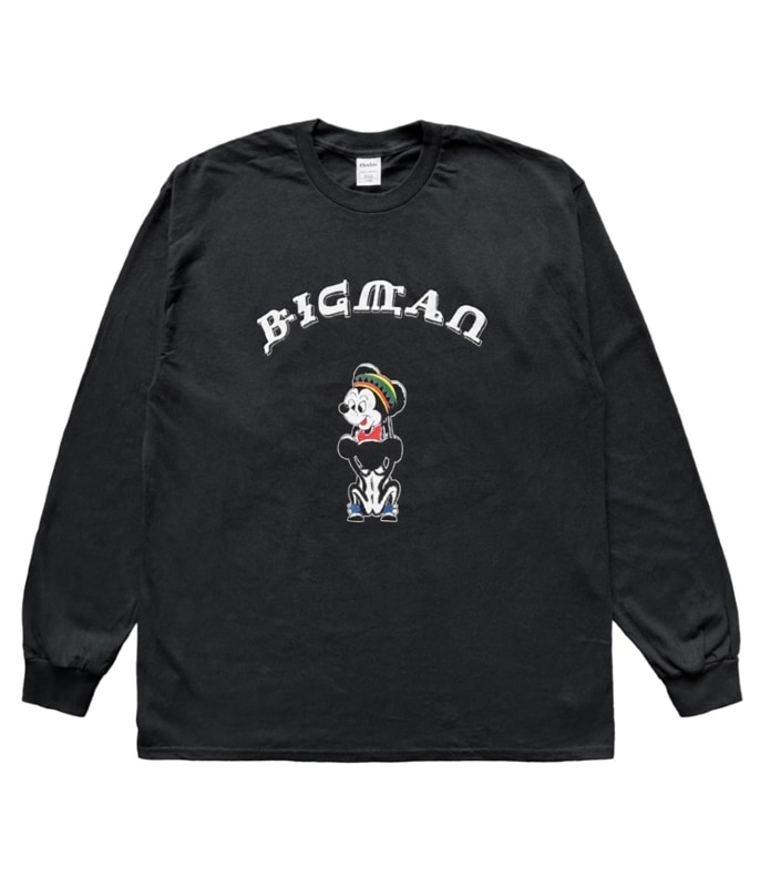 BIGMAN L/S T SHIRTS【BLACK】