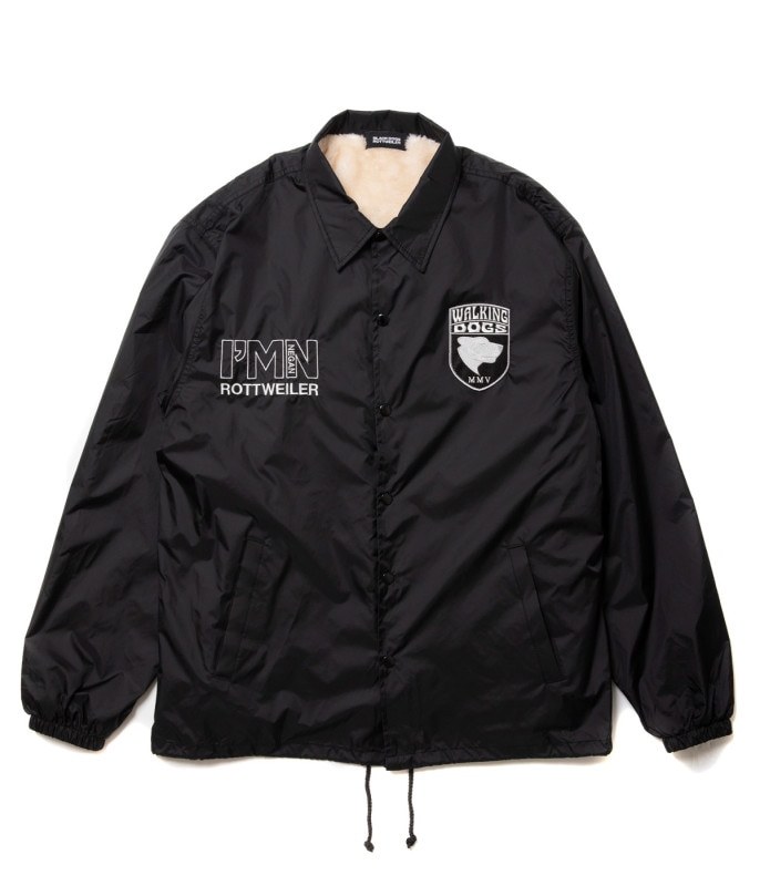 WALKING DOG COACH JACKET【BLACK】