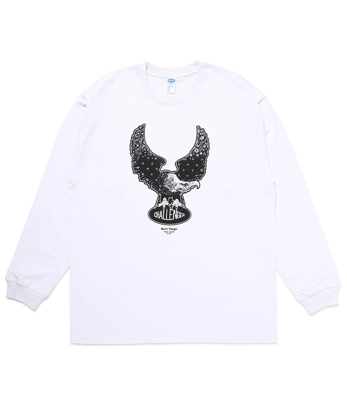 CHALLENGER/L/S OVAL EAGLE TEE（WHITE） L/S OVAL EAGLE TEE【WHITE】｜CHALLENGER｜MELTING POT（正規