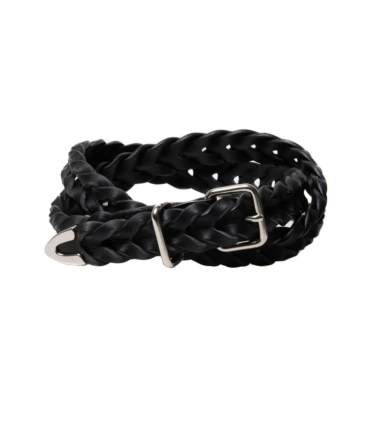 Leather Braid Belt【SILVER】｜COOTIE PRODUCTIONS®︎｜MELTING POT
