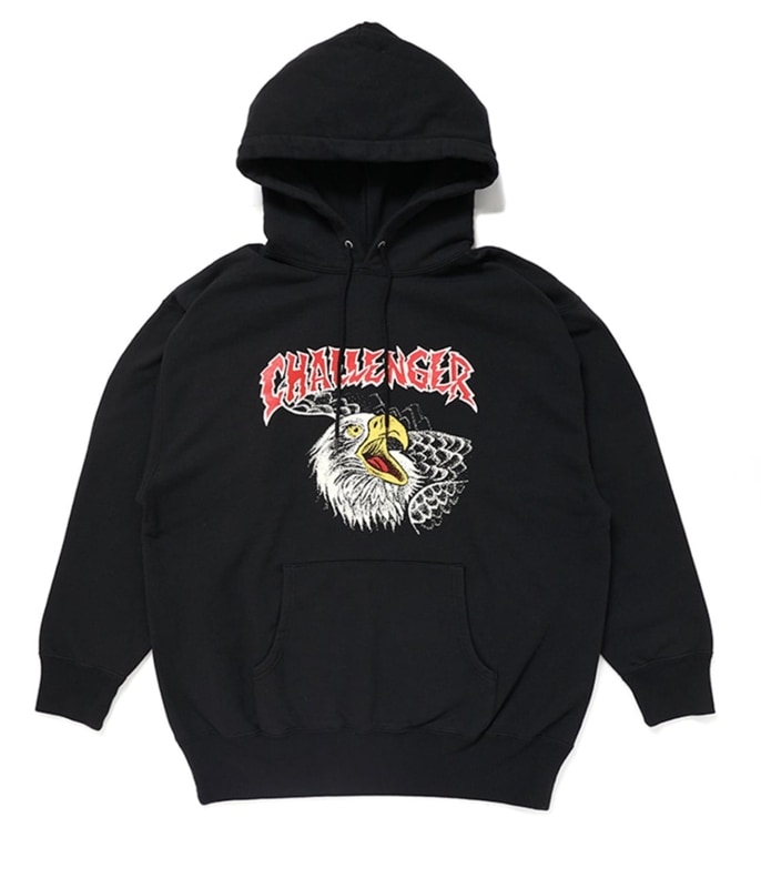 EAGLE HEAD HOODIE【BLACK】