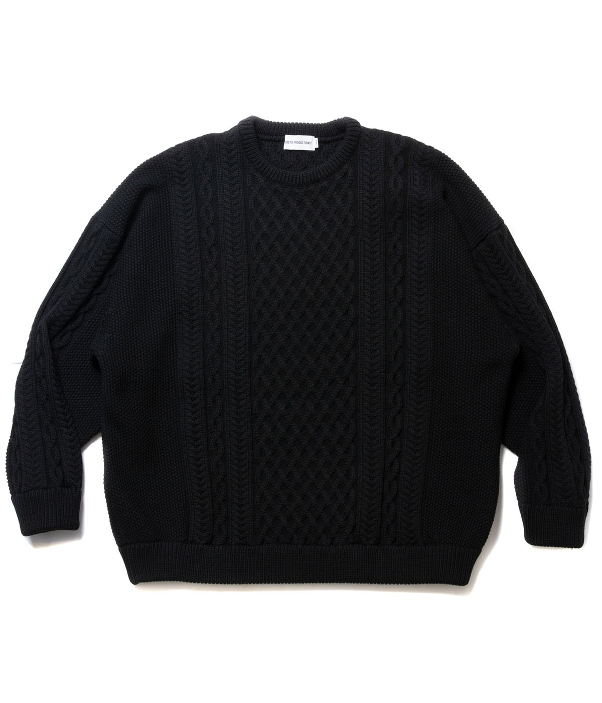 Fishermans Crewneck Sweater【BLACK】｜COOTIE PRODUCTIONS