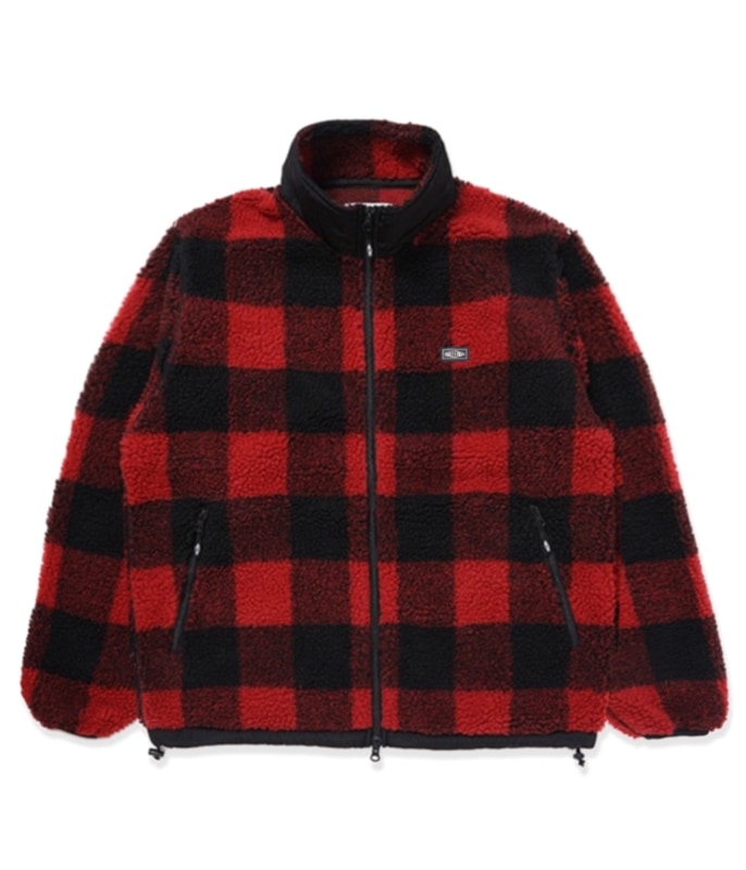 BUFFALO PLAID BOA JACKET【RED】