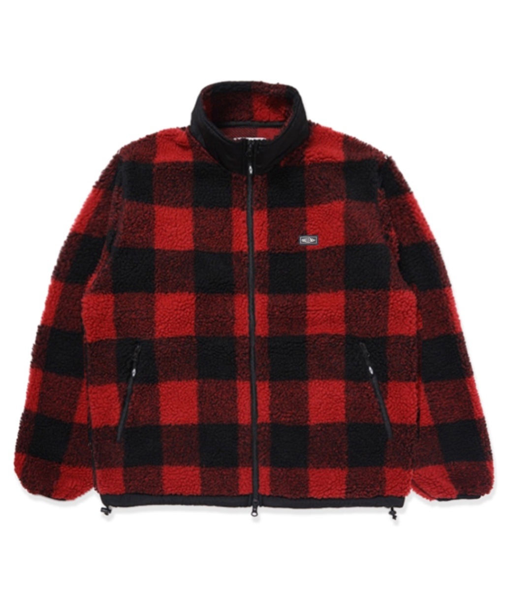 BUFFALO PLAID BOA JACKET【RED】