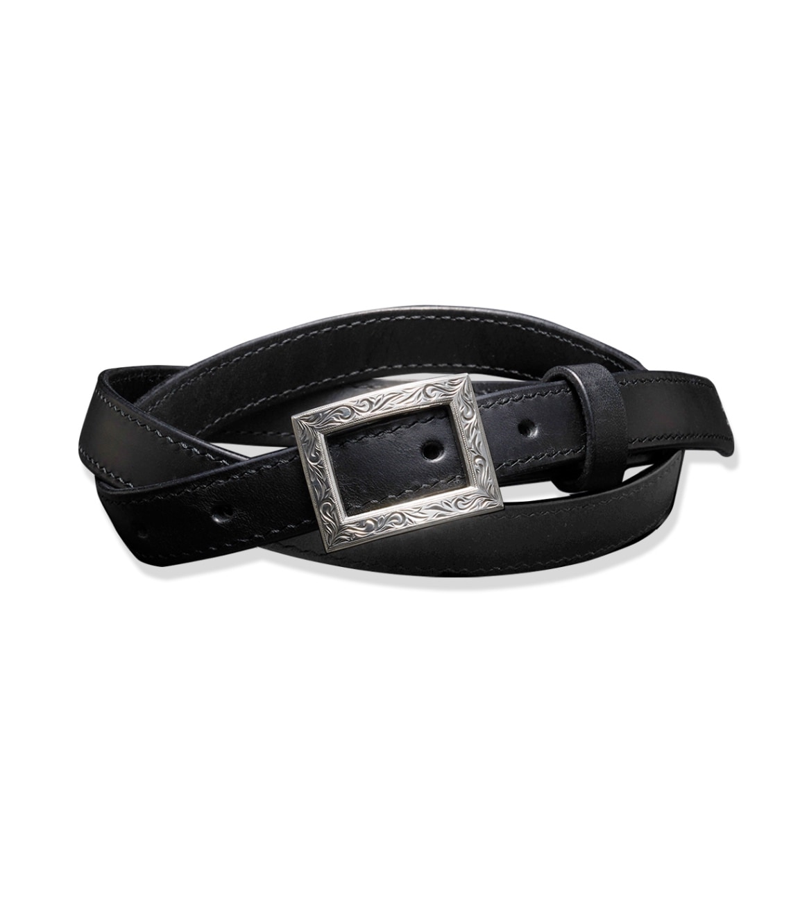 Leather Pin Buckle Belt【BLACK】