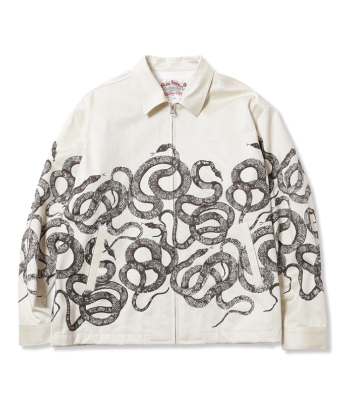 WEST POINT SWING TOP <SNAKE PATTERN>【IVORY】