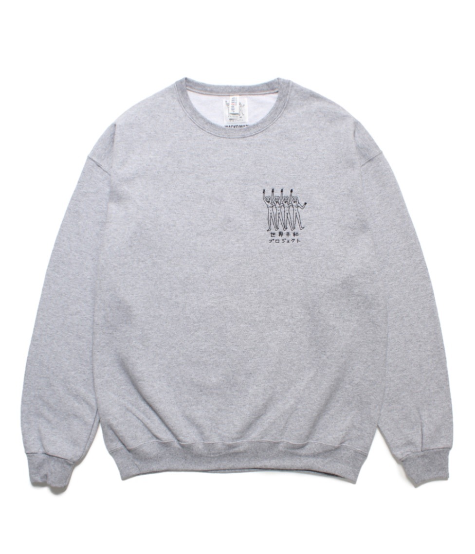 ワコマリア 世界平和プロジェクト CREW NECK SWEAT SHIRT WACKO MARIA(ワコマリア) / 世界平和プロジェクト SWEAT SHIRT