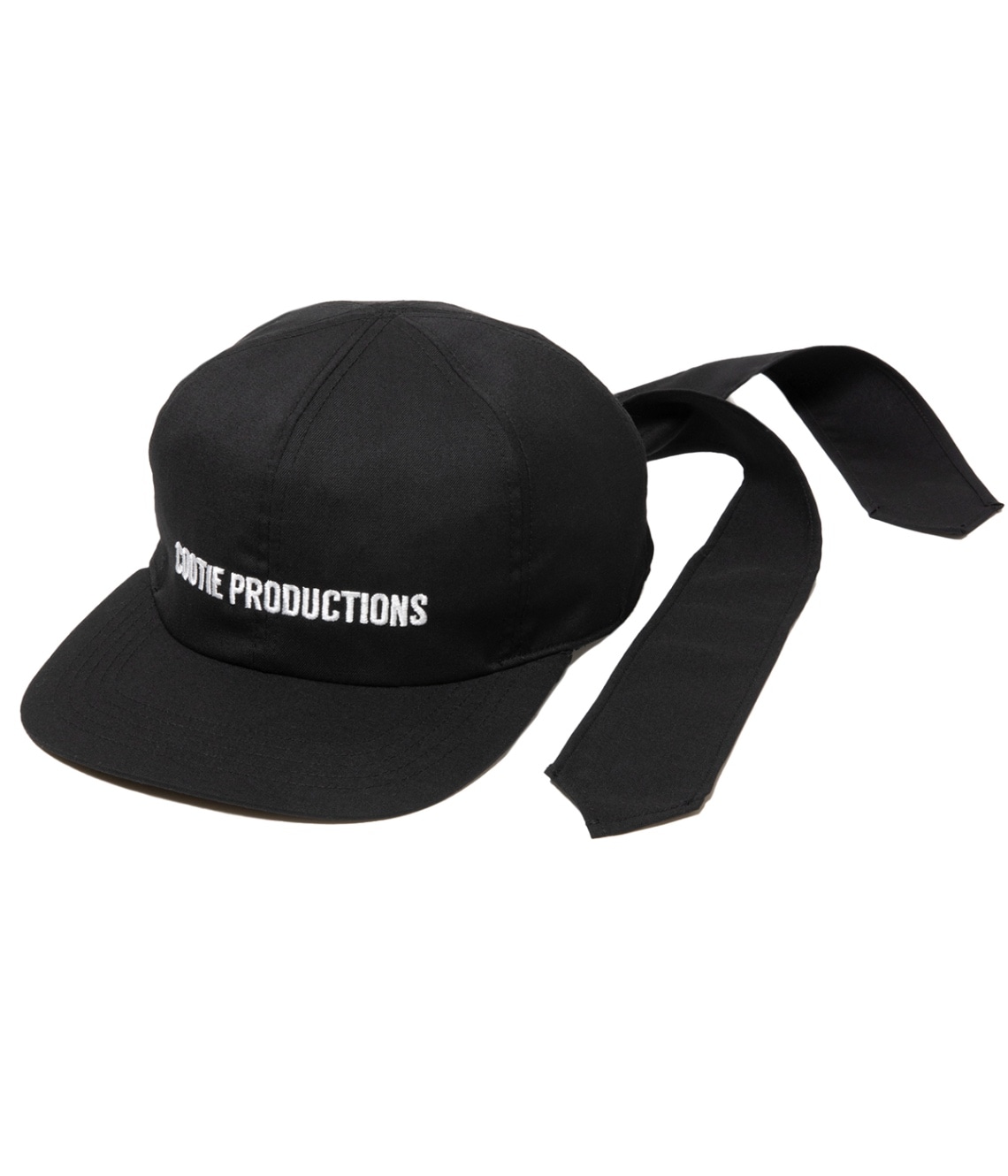 Comfort Merino Saxony ６Panel Tie Cap【BLACK×WHITE】