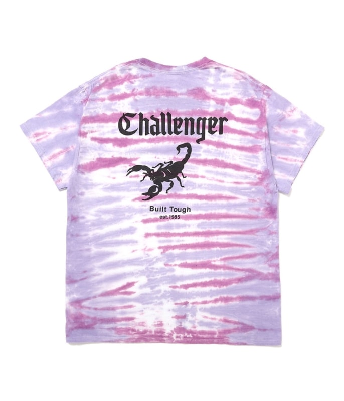 TIE DYE SCORPION TEE【LT PURPLE】