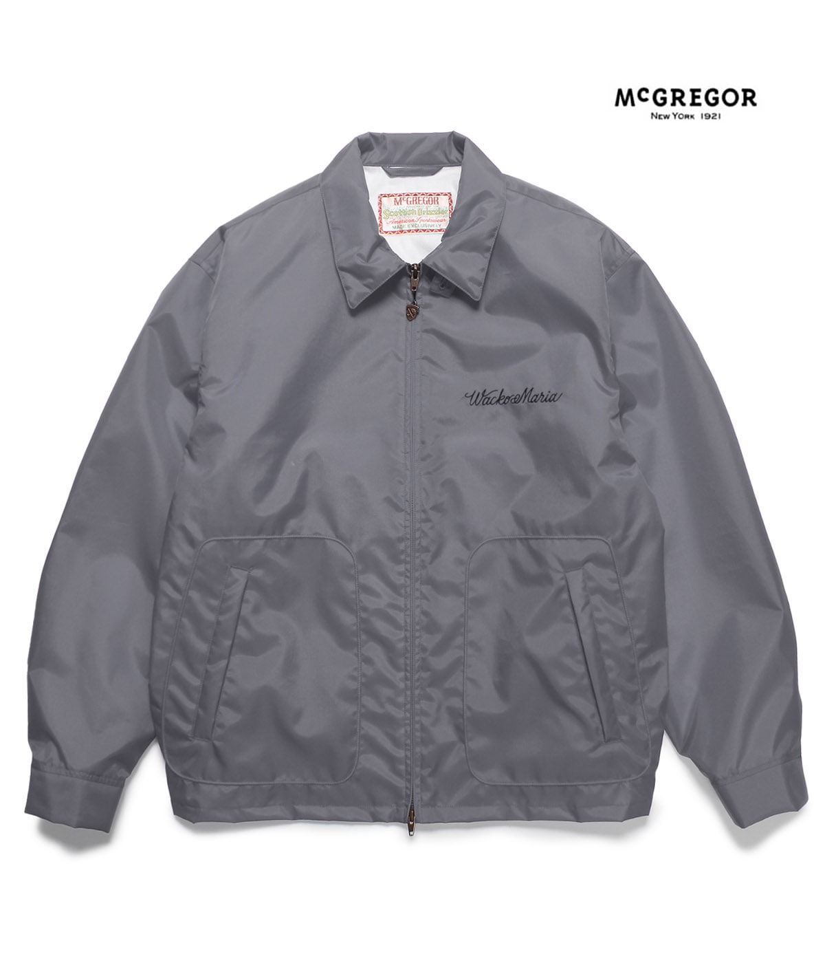 MCGREGOR / NYLON DRIZZLER JACKET【GRAY】｜WACKO MARIA｜MELTING POT