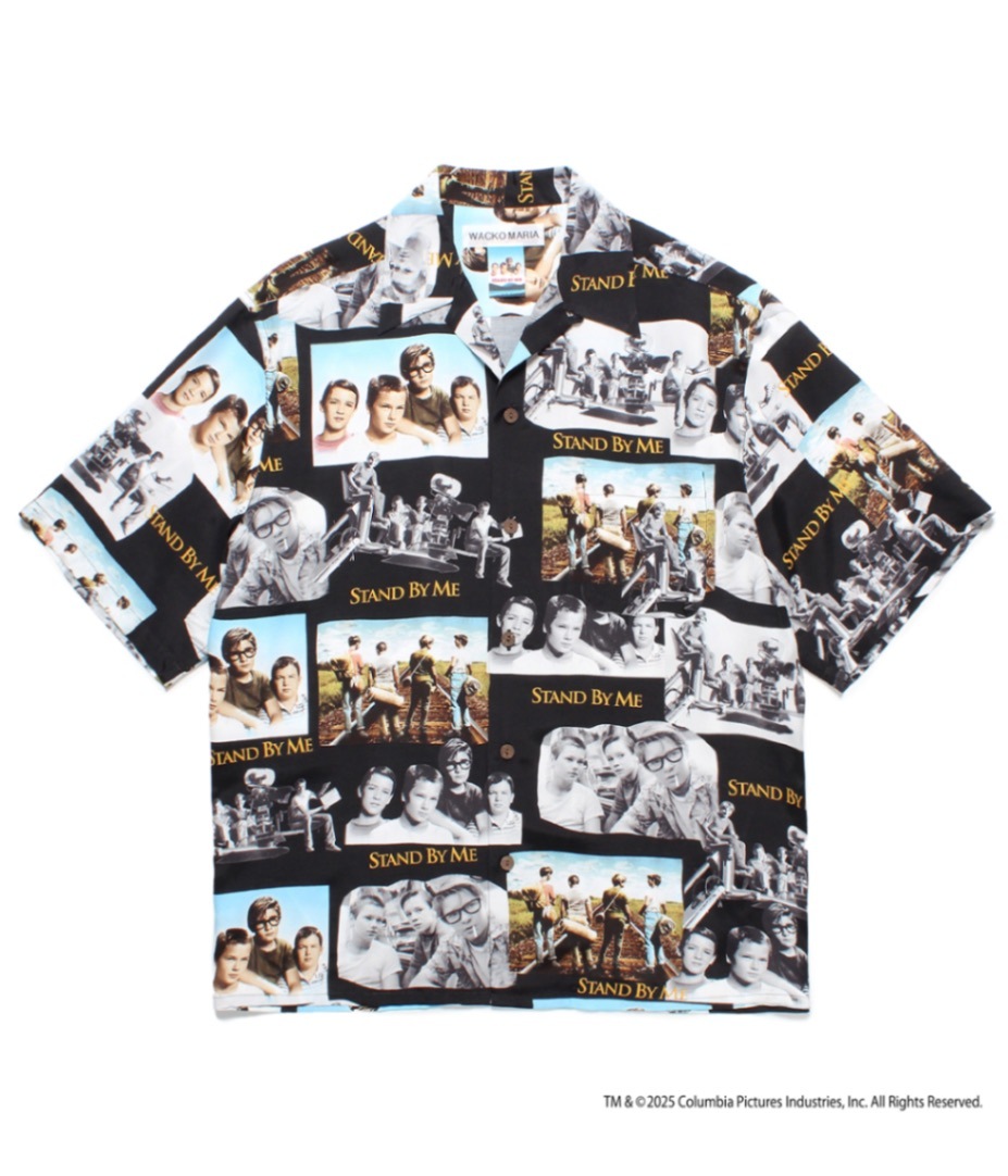 STAND BY ME / HAWAIIAN SHIRT【BLACK】