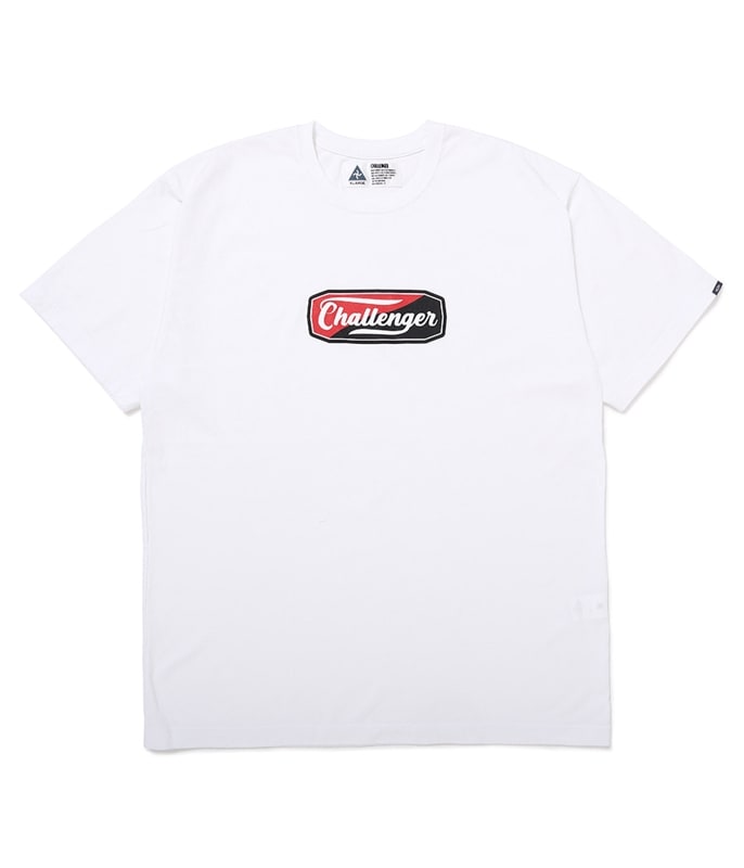 TWO TONE LOGO TEE【WHITE】