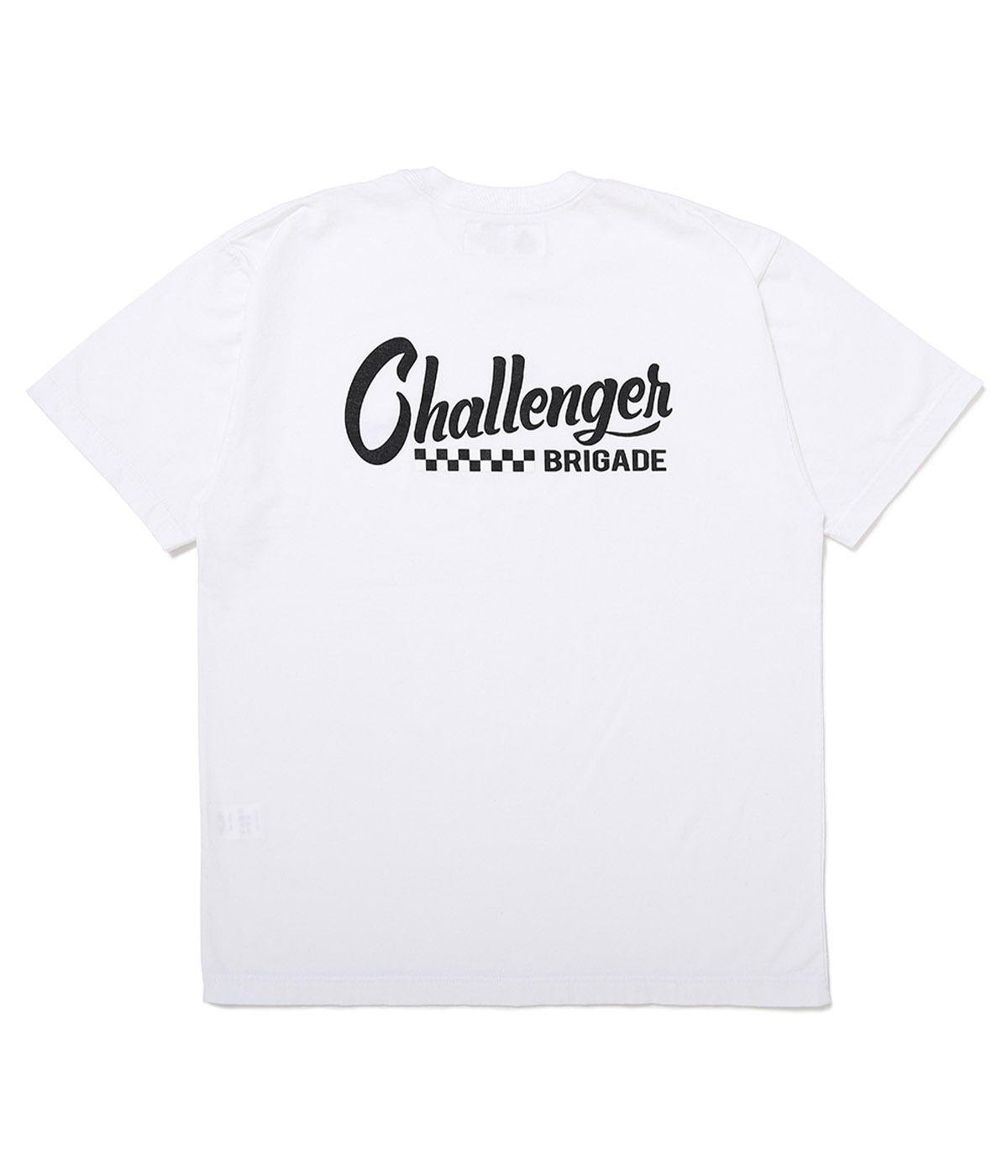 CHECKER LOGO TEE【WHITE】