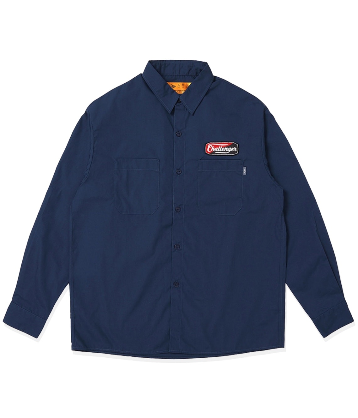 L/S PATCHED WORK SHIRT【NAVY】