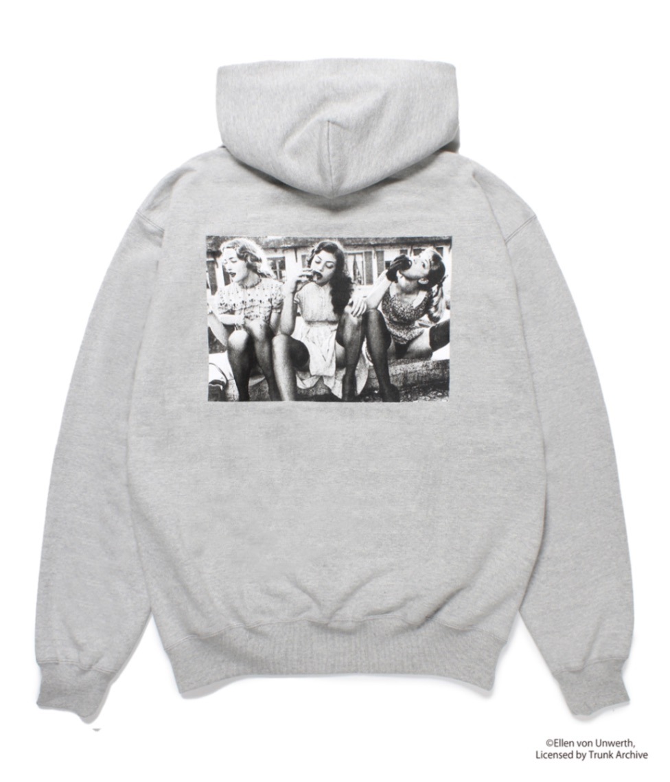 すぐ届く WACKOMARIA×ELLEN VON UNWERTH スウェットフーディー ELLEN VON UNWERTH / HEAVY WEIGHT HOODED SWEAT SHIRT (TYPE-2