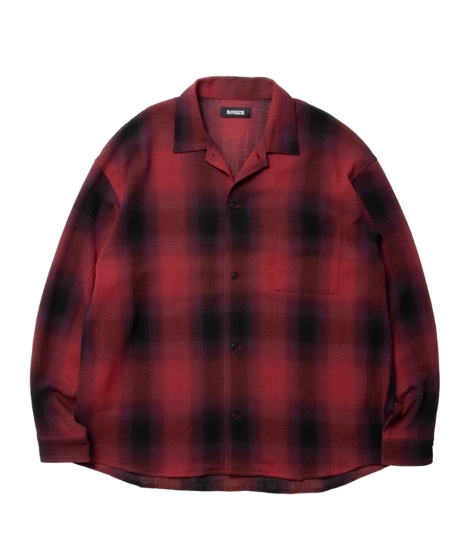 R9 CHAMPION CHECK SHIRT【RED】