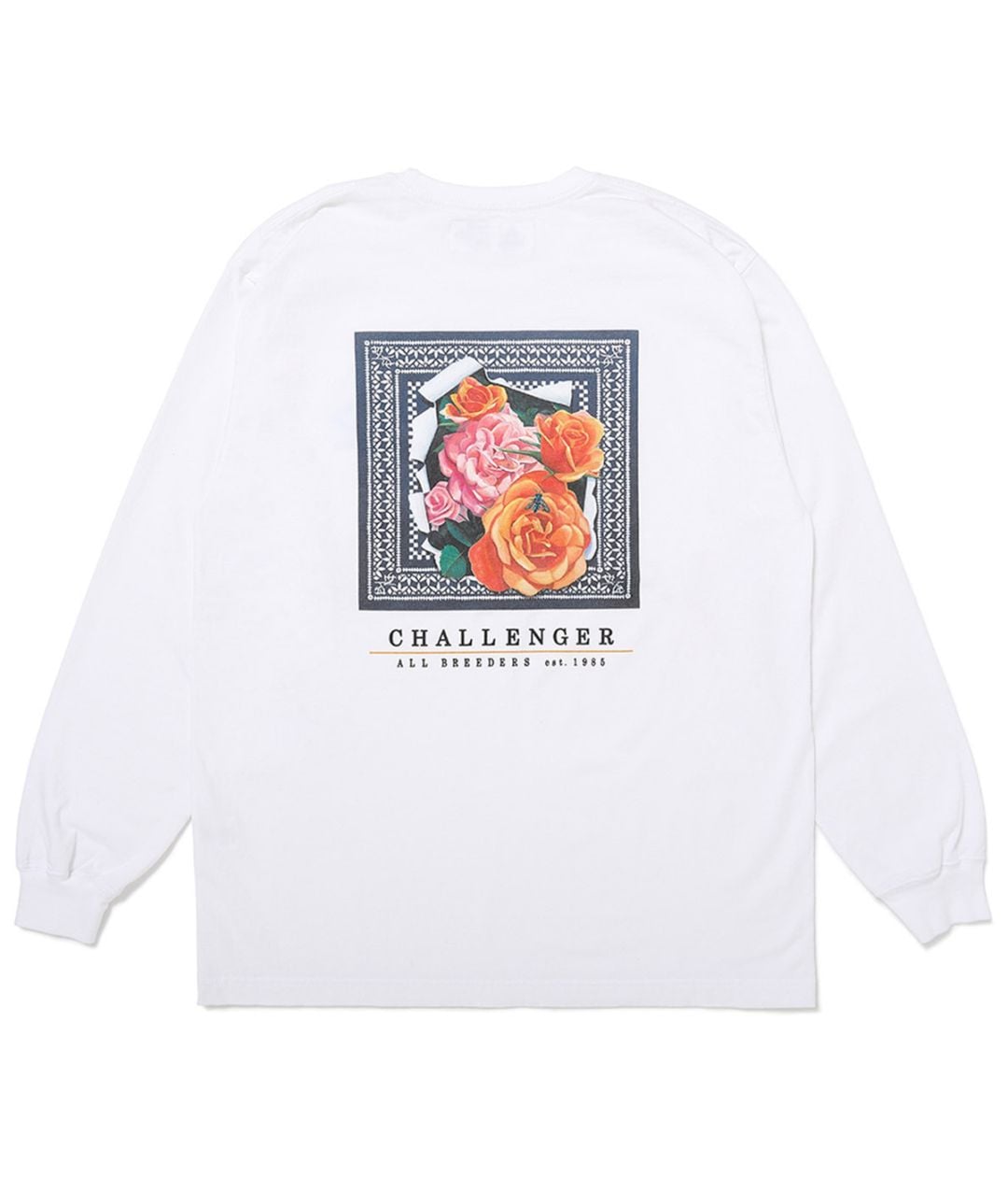 完売品CHALLENGER/L/S ROSE BANDANA TEE L/S ROSE BANDANA TEE【WHITE】｜CHALLENGER｜MELTING POT（正規取扱店