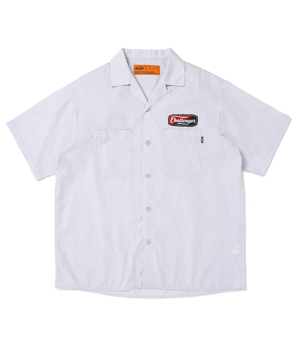 S/S PATCHED WORK SHIRT【GRAY】｜CHALLENGER｜MELTING POT