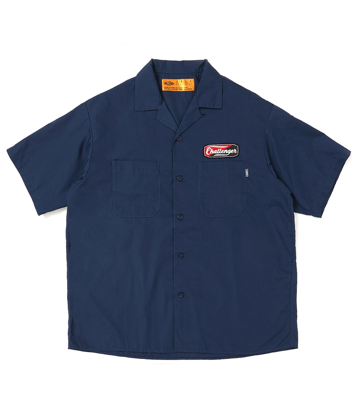 S/S PATCHED WORK SHIRT【NAVY】｜CHALLENGER｜MELTING POT（正規取扱