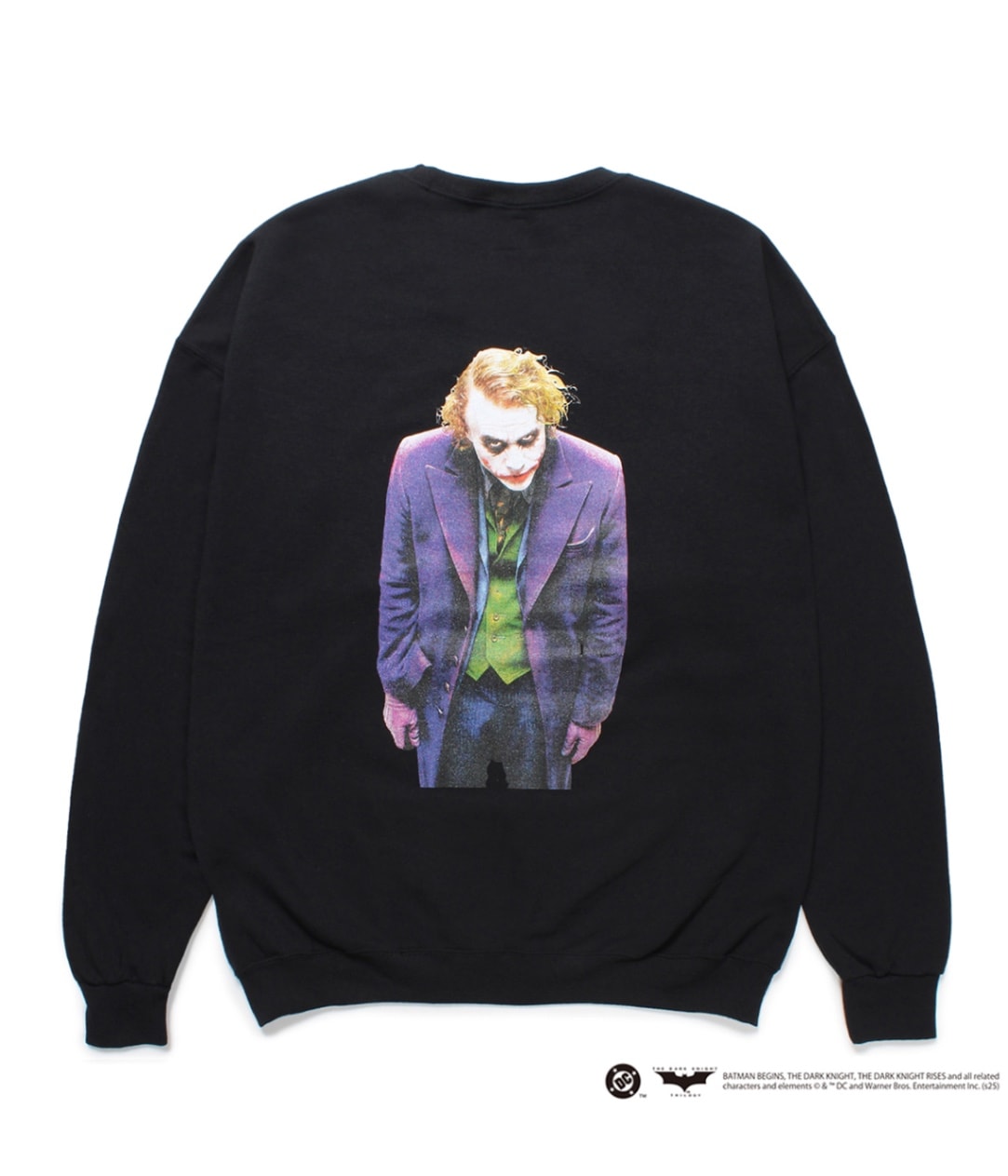要在庫確認【WACKO MARIA】THE DARK KNIGHT TRILOGY/SWEAT SHIRT THE DARK KNIGHT TRILOGY / SWEAT SHIRT (TYPE-5)【BLACK