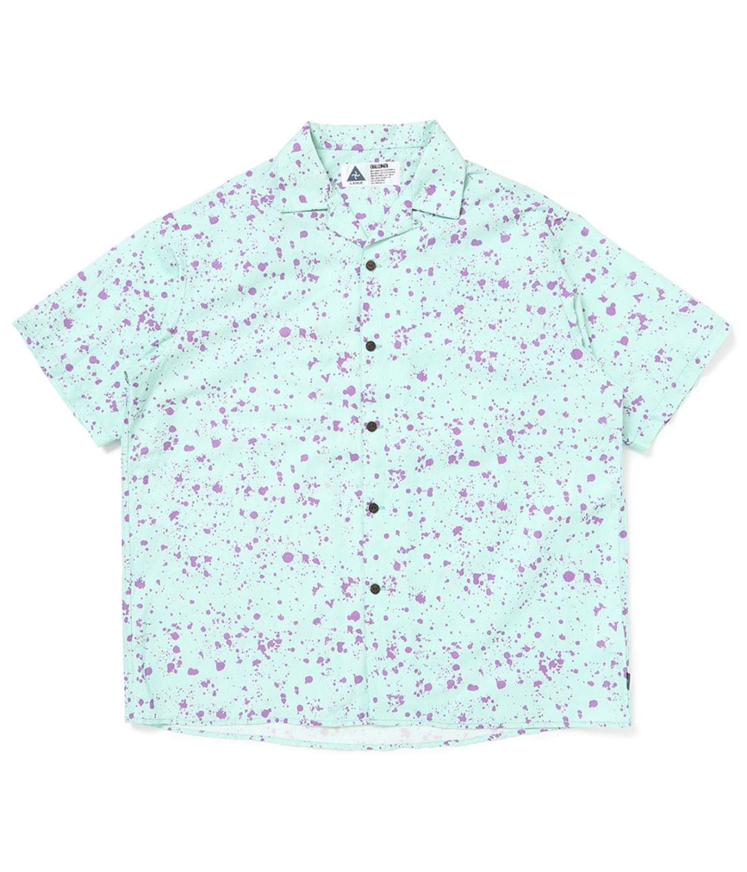 S/S SPLATTER SHIRT【MINT】
