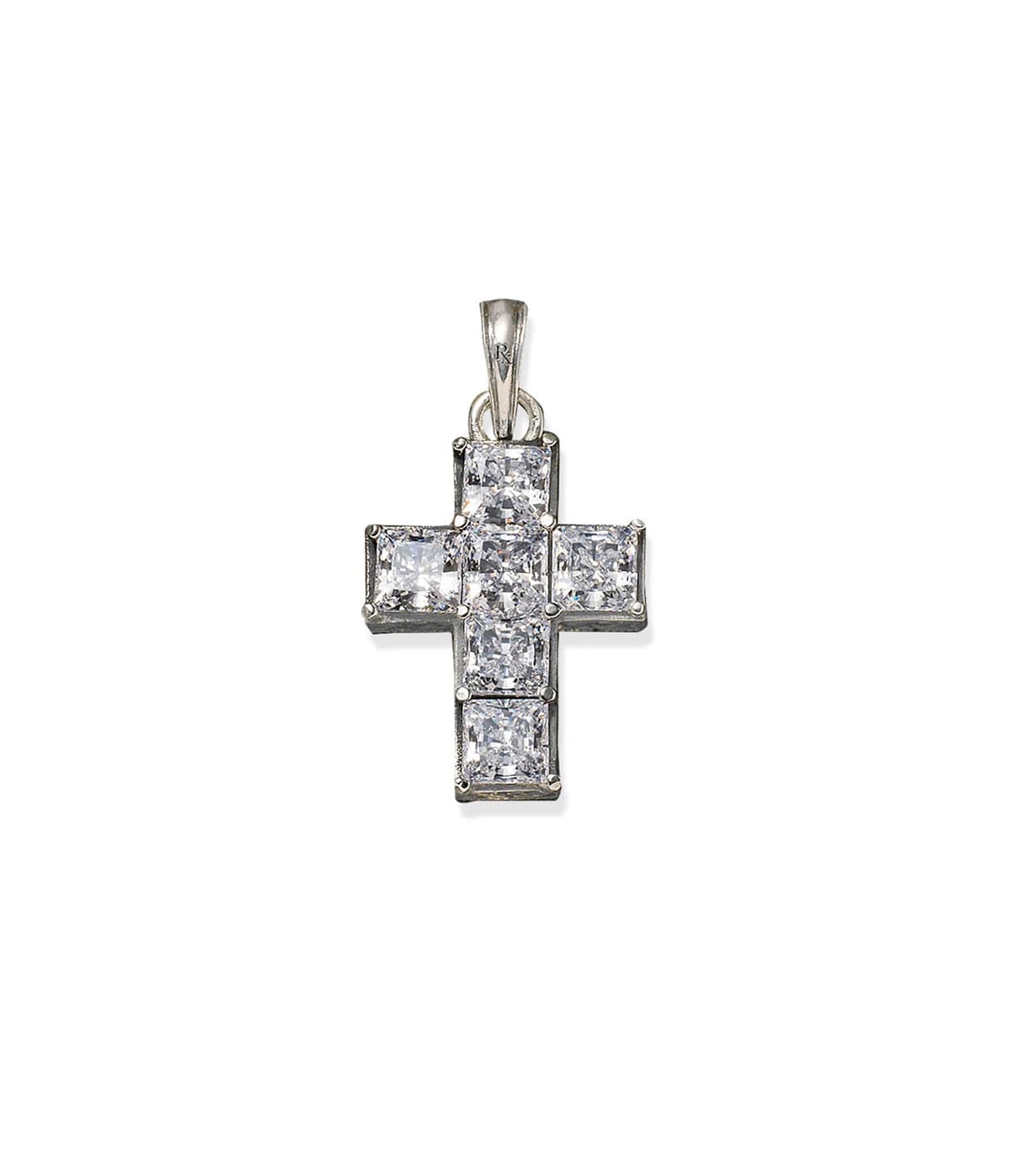 Engraved Square Cross Pendant【SILVER950】｜Antidote BUYERS CLUB