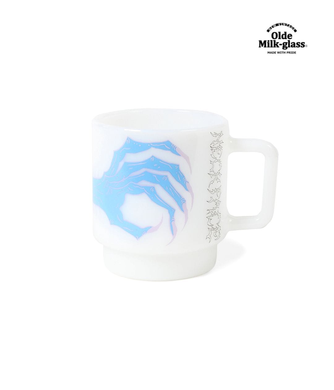 NECK FACE  / MILK GLASS MUG【2 Colors Available】