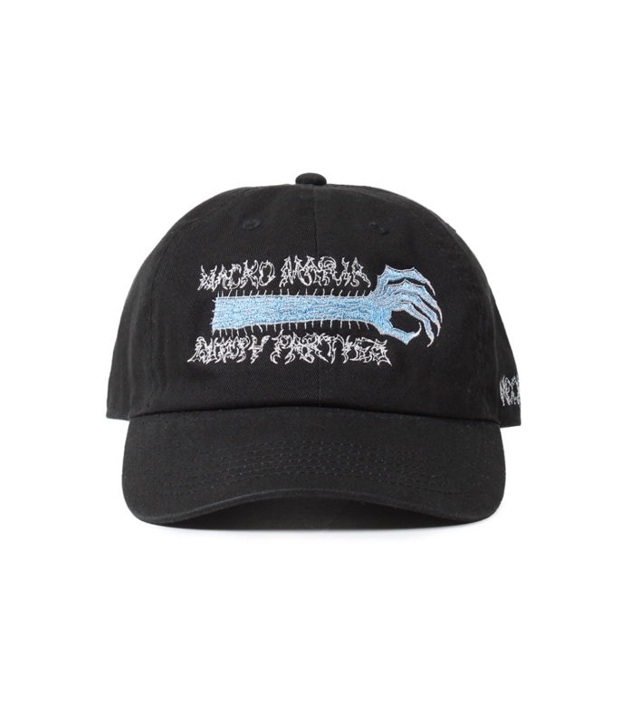 NECK FACE / 6 PANEL CAP【BLACK】