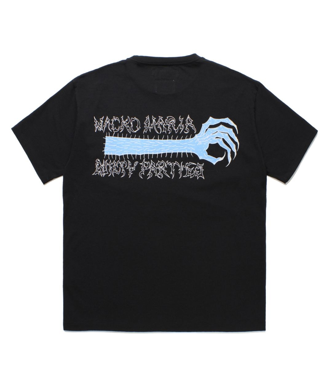 完売前に■WACKO MARIA■NECK FACE WASHED HEAVY WEIGHT T-SHIRT NECK FACE / WASHED HEAVY WEIGHT T-SHIRT (TYPE-1)【BLACK