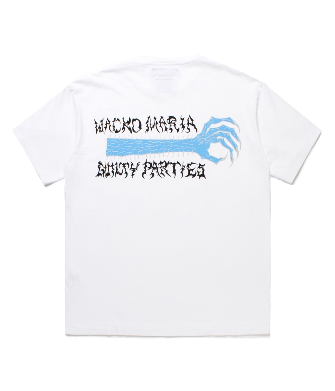 完売前に■WACKO MARIA■NECK FACE WASHED HEAVY WEIGHT T-SHIRT NECK FACE / WASHED HEAVY WEIGHT T-SHIRT (TYPE-1)【WHITE