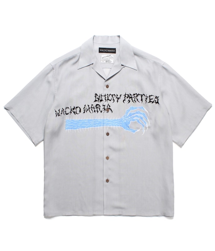 NECK FACE / HAWAIIAN SHIRT【GRAY】