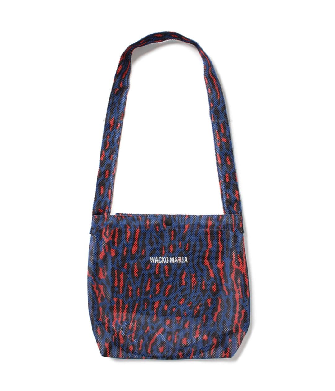 バッグ WACKO MARIA / LEOPARD SHOULDER BAG SPEAK EASY / LEOPARD MESH SHOULDER BAG【BLUE】｜WACKO MARIA