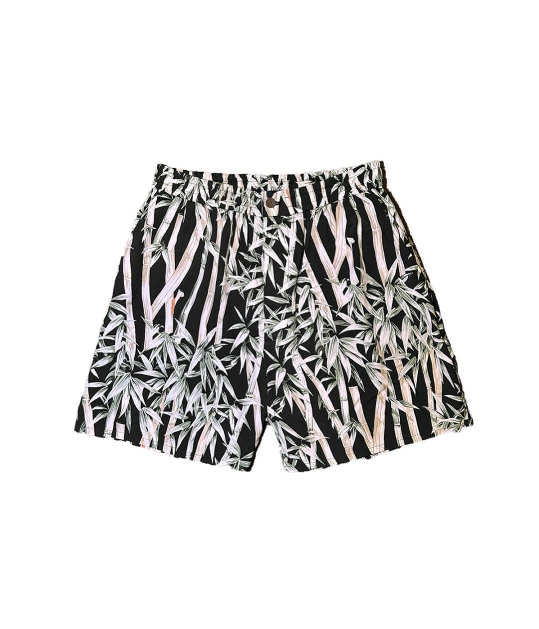 BIG BAMBOO HAWAIIAN SHORTS【BLACK】