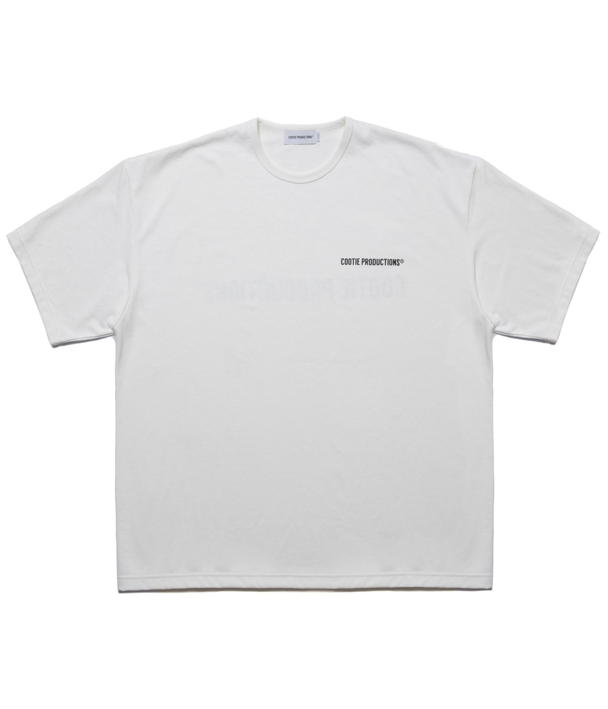 Dry Tech Jersey Oversized S/S Tee【WHITE】｜COOTIE