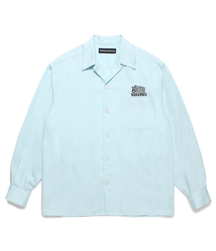 MR.BROTHERS CUT CLUB / 50'S SHIRT【L-BLUE】