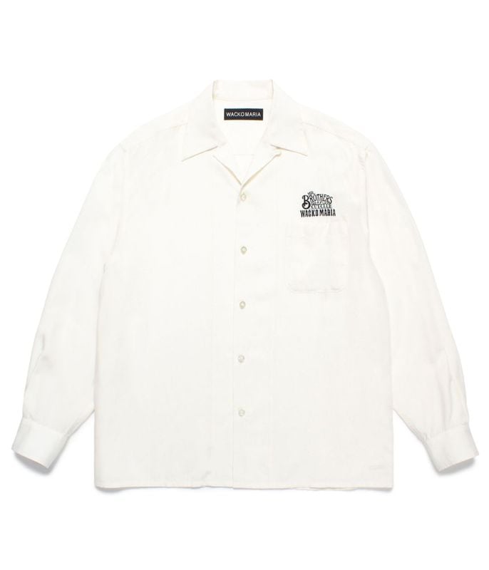 MR.BROTHERS CUT CLUB / 50'S SHIRT【WHITE】