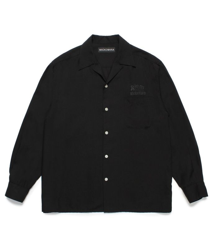 MR.BROTHERS CUT CLUB / 50'S SHIRT【BLACK】
