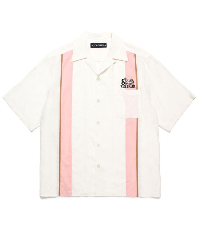 MR BROTHERS CUT CLUB / SWITCHING 50'S SHIRT【WHITE】