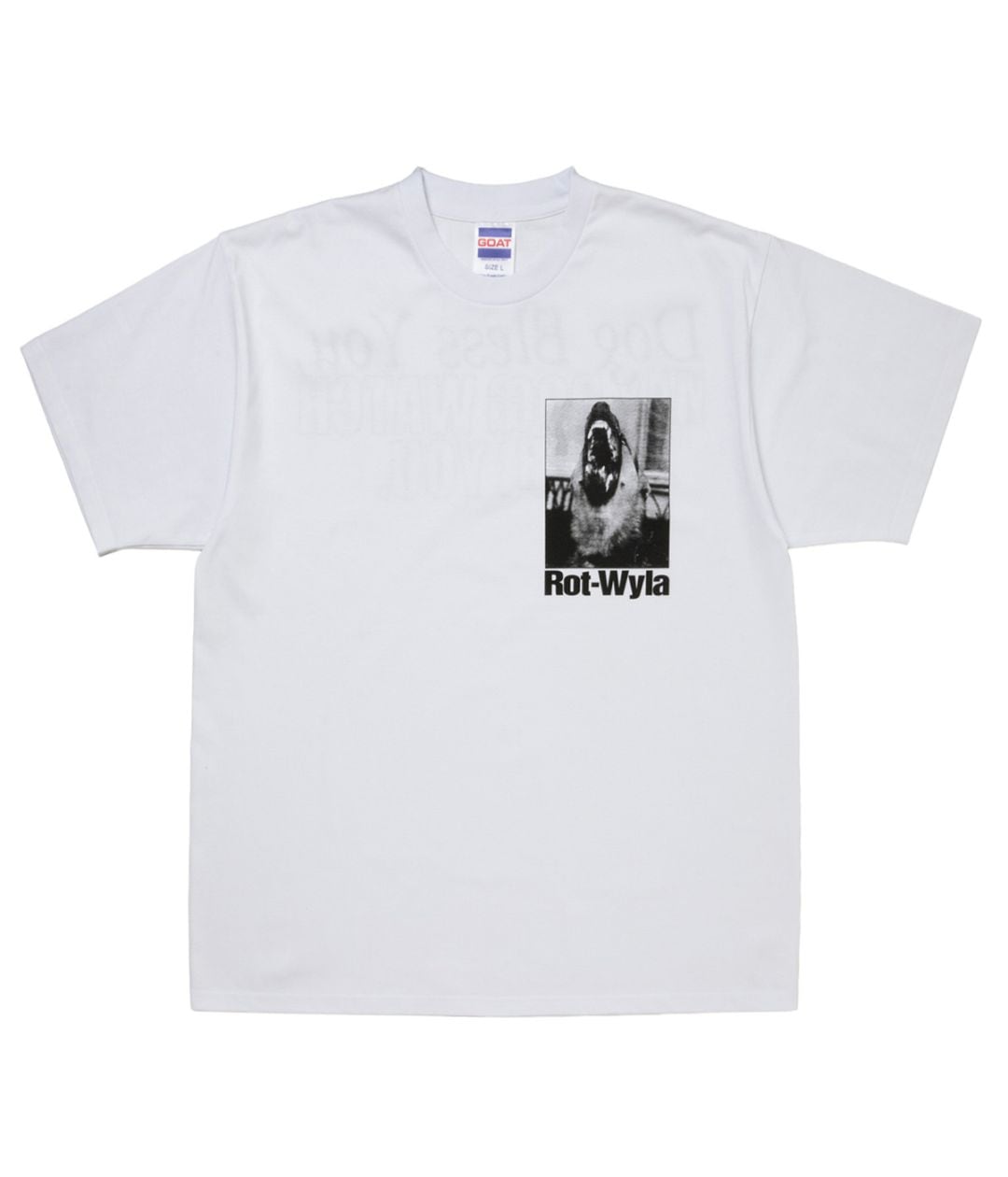 DOG PHOTO TEE【WHITE】
