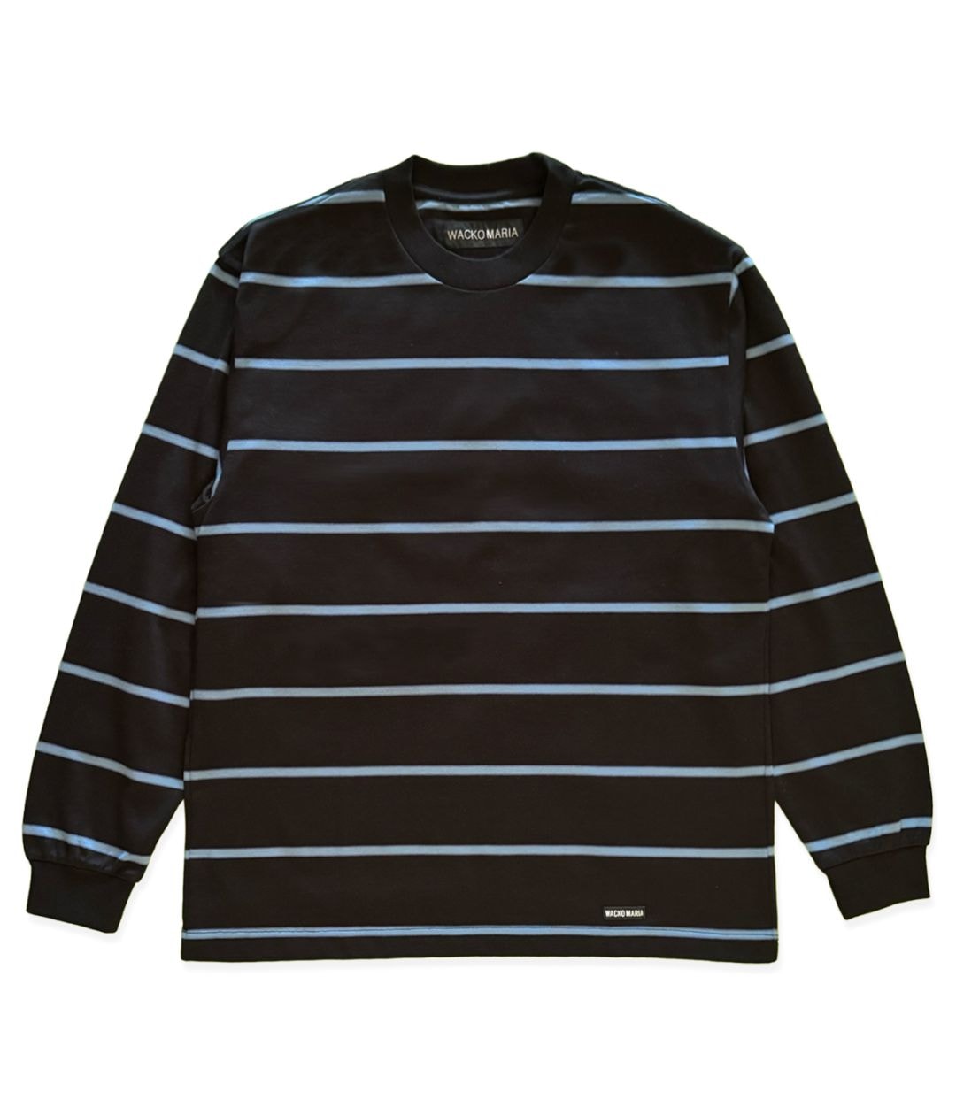 STRIPED LONG SLEEVE T-SHIRT (TYPE-1)【BLACK】｜WACKO MARIA