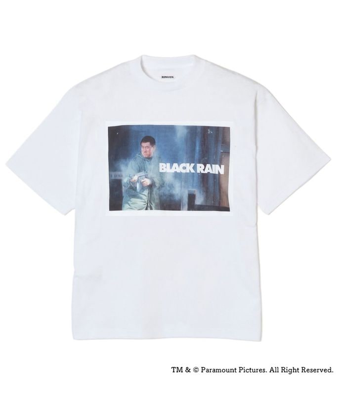 『Black Rain』tee tres【WHITE】