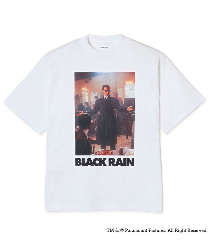 『Black Rain』tee dos【WHITE】