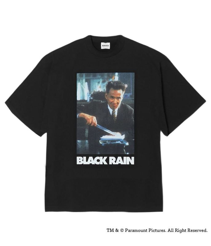 『Black Rain』tee uno【BLACK】