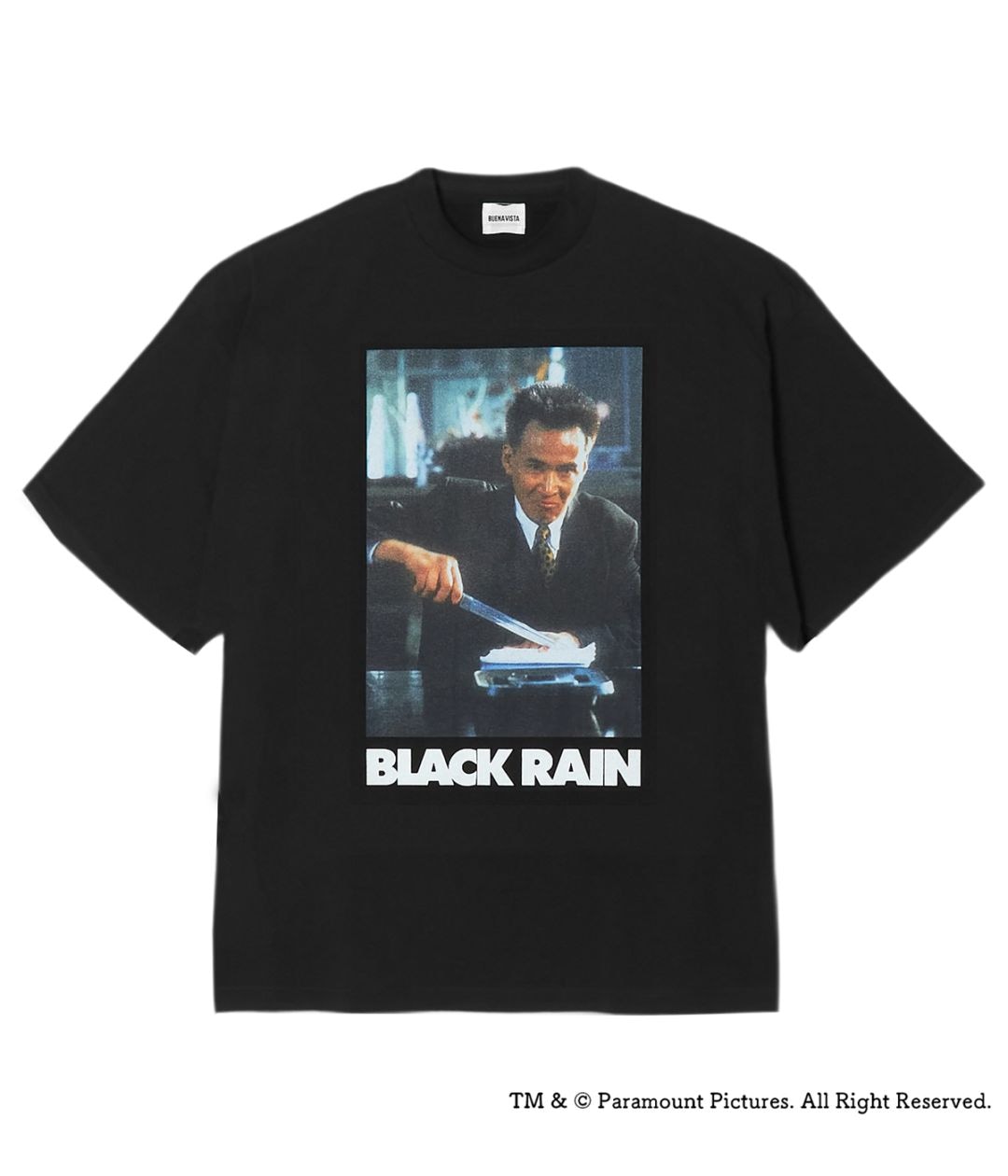 『Black Rain』tee uno【BLACK】