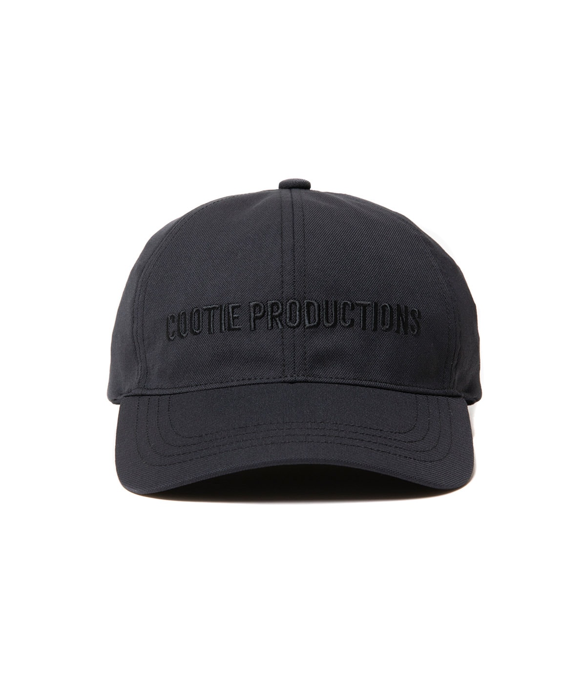 COOTIE　Dry Tech Ox 6 Panel Cap　黒×白 Dry Tech Ox 6 Panel Cap【BLACK×BLACK】｜COOTIE PRODUCTIONS