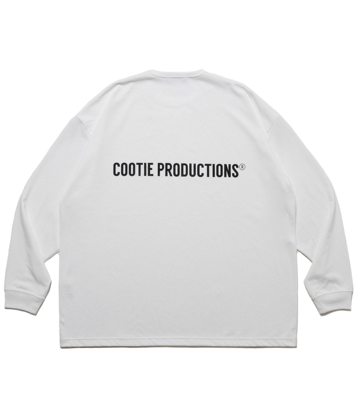 トップス COOTIE DRY TECH JERSEY OVERSIZED L/S TEE Dry Tech Jersey Oversized L/S Tee【WHITE】｜COOTIE