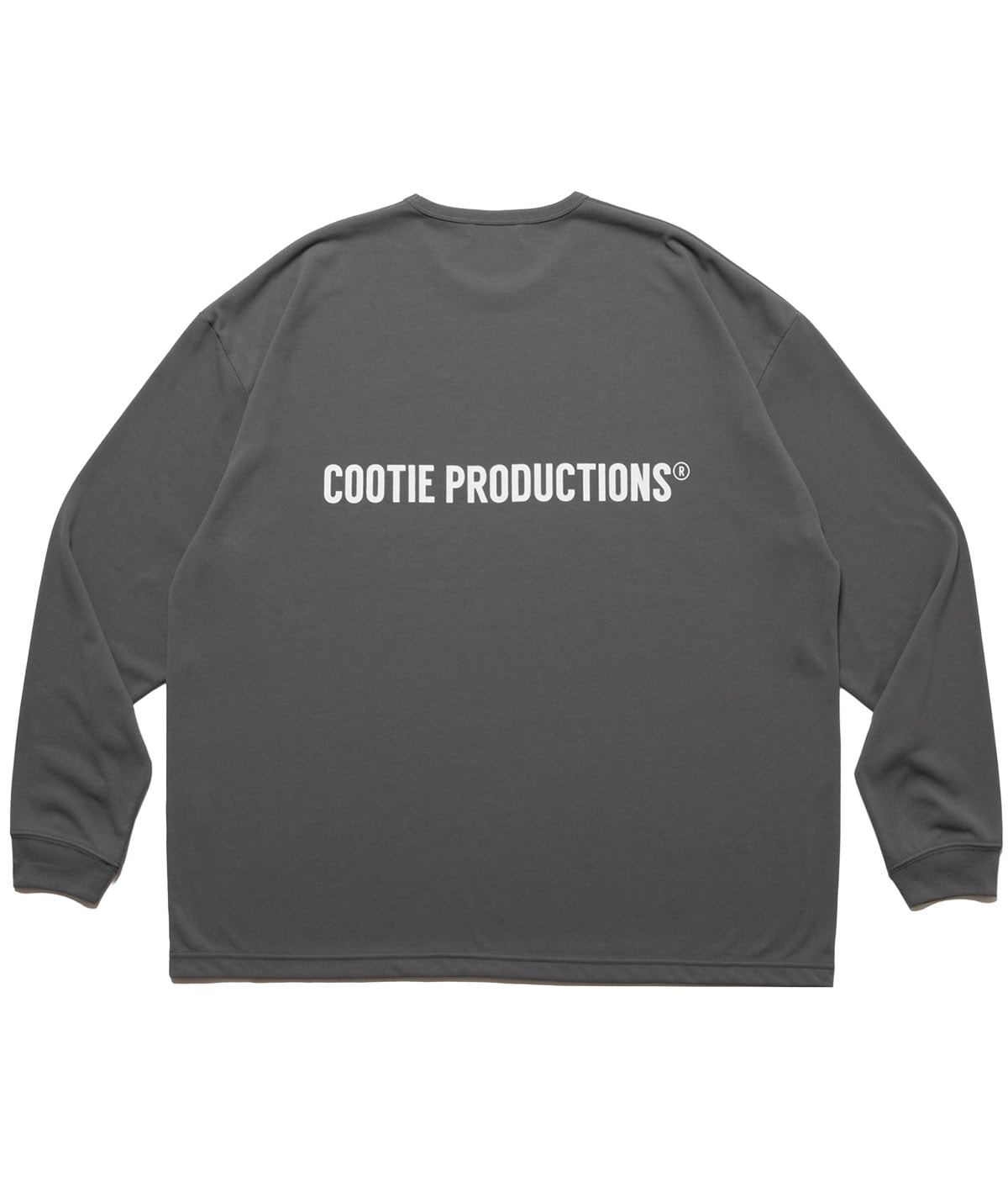 トップス COOTIE Dry Tech Jersey Oversized L/S Tee Dry Tech Jersey Oversized L/S Tee【GRAY】｜COOTIE