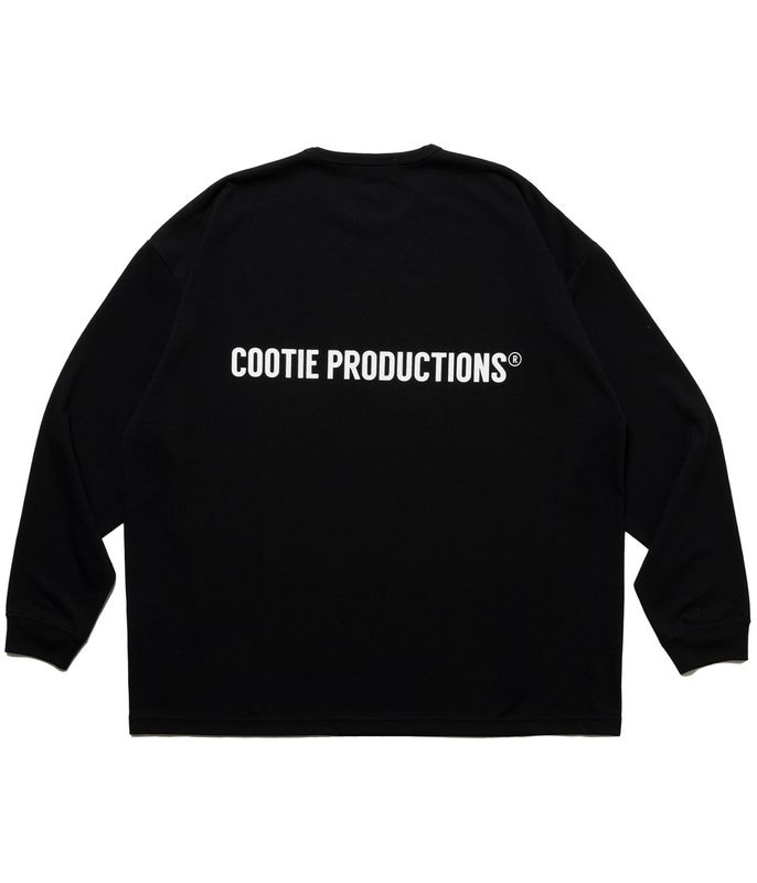トップス COOTIE / PRINT OVERSIZED L/S TEE BLACK COOTIE / Print Oversized L/S Tee (316) -Black-