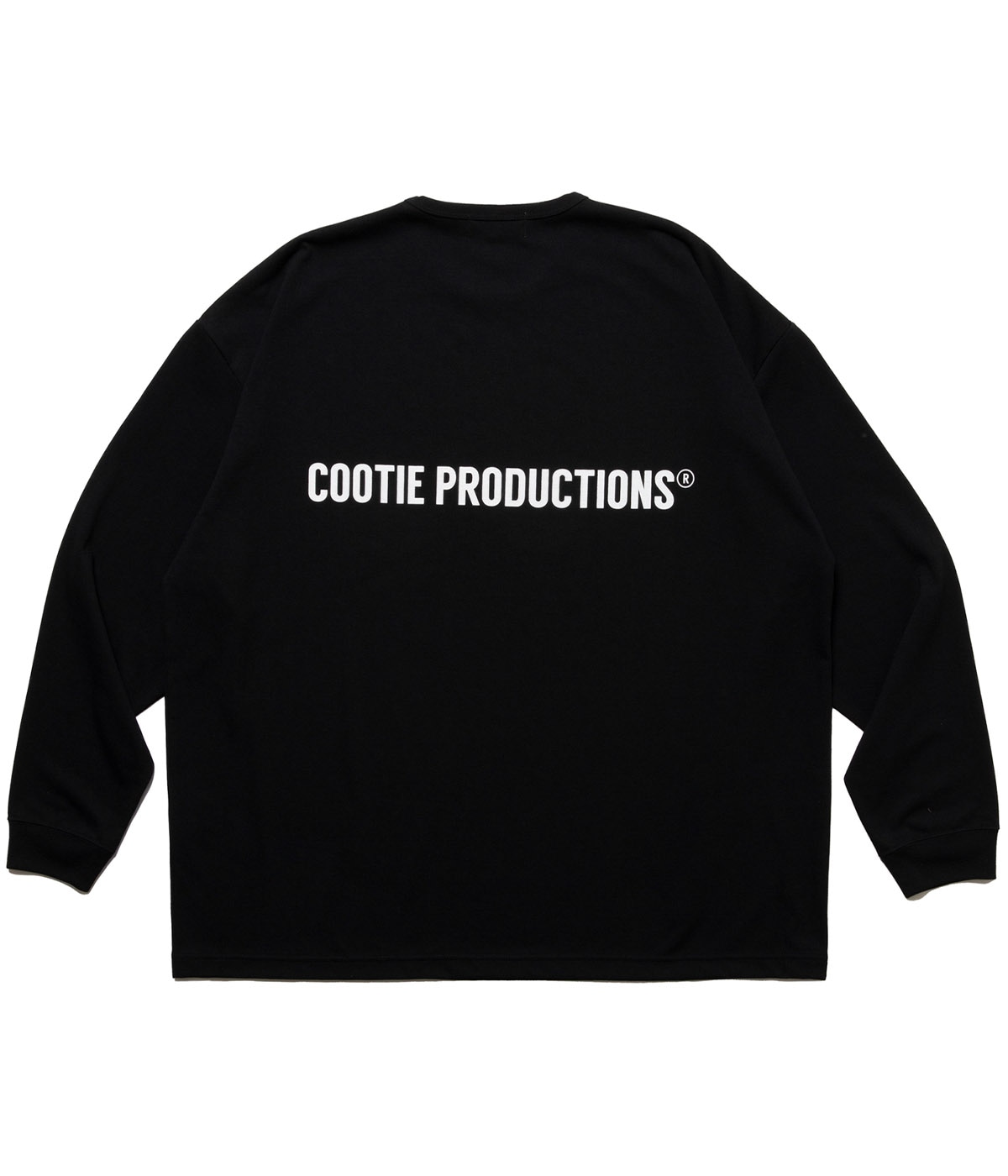 Dry Tech Jersey Oversized L/S Tee【BLACK】｜COOTIE